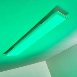 Hofstein Voisines Deckenpanel LED Weiß, 1-flammig, Fernbedienung, Farbwechsler -Bürolampen Verkäufe voisines deckenpanel h3267776 do1 5