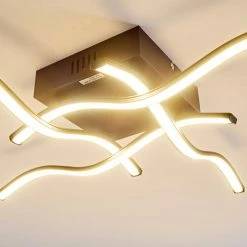 Hofstein Voltti Deckenleuchte LED Schwarz, 4-flammig -Bürolampen Verkäufe voltti deckenleuchte h3090084 11