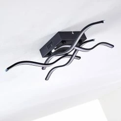 Hofstein Voltti Deckenleuchte LED Schwarz, 4-flammig -Bürolampen Verkäufe voltti deckenleuchte h3090084 15