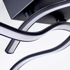 Hofstein Voltti Deckenleuchte LED Schwarz, 4-flammig -Bürolampen Verkäufe voltti deckenleuchte h3090084 17