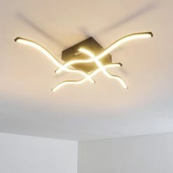 Hofstein Voltti Deckenleuchte LED Schwarz, 4-flammig -Bürolampen Verkäufe voltti deckenleuchte h3090084 6