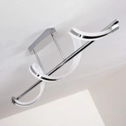 Hofstein Vora Deckenleuchte LED Chrom, 1-flammig -Bürolampen Verkäufe vora deckenleuchte h3090114 3