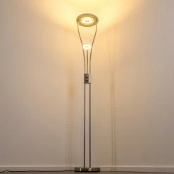 Hofstein Watino Deckenfluter LED Nickel-Matt, 3-flammig -Bürolampen Verkäufe watino deckenfluter h000458 17