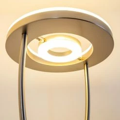 Hofstein Watino Deckenfluter LED Nickel-Matt, 3-flammig -Bürolampen Verkäufe watino deckenfluter h000458 31