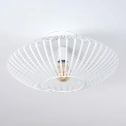 Hofstein Wemude Deckenleuchte Weiß, 1-flammig -Bürolampen Verkäufe wemude deckenleuchte h3019184 7