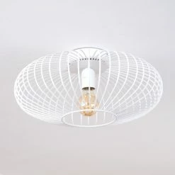 Hofstein Wemude Deckenleuchte Weiß, 1-flammig -Bürolampen Verkäufe wemude deckenleuchte h3019245 7