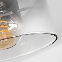 Hofstein Wichita Deckenleuchte Schwarz, Rauchfarben, 1-flammig -Bürolampen Verkäufe wichita deckenleuchte h3368374 5