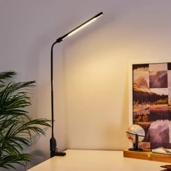Hofstein Winnipeg Klemmleuchte LED Schwarz, 1-flammig -Bürolampen Verkäufe winnipeg klemmleuchte h3325711 10