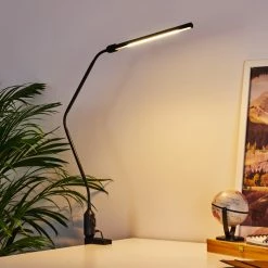Hofstein Winnipeg Klemmleuchte LED Schwarz, 1-flammig -Bürolampen Verkäufe winnipeg klemmleuchte h3325711 3