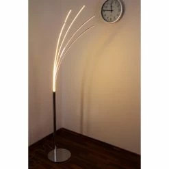 Wofi Leuchten Wofi BENETT Standleuchte Chrom, 1-flammig -Bürolampen Verkäufe wofi benett standleuchte 3557 05 01 0000 do1 13