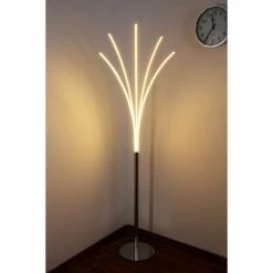 Wofi Leuchten Wofi BENETT Standleuchte Chrom, 1-flammig -Bürolampen Verkäufe wofi benett standleuchte 3557 05 01 0000 do1 3