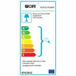 Wofi Leuchten Wofi LACCHINO Standleuchte Dunkelbraun, Rostfarben, Braun, 2-flammig -Bürolampen Verkäufe wofi lacchino standleuchte 3128 02 09 0000 do1 8