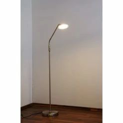 Wofi Leuchten Wofi TWIN Standleuchte LED Nickel-Matt, Edelstahl, 1-flammig 14 Wofi Leuchten Wofi TWIN Standleuchte LED Nickel-Matt, Edelstahl, 1-flammig -Bürolampen Verkäufe wofi twin standleuchte 3006 01 64 9000 do1 4