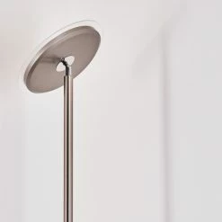 Hofstein Wonsbek Deckenfluter LED Nickel-Matt, 1-flammig -Bürolampen Verkäufe wonsbek deckenfluter h3297315 do1 22