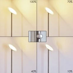 Hofstein Wonsbek Deckenfluter LED Nickel-Matt, 1-flammig -Bürolampen Verkäufe wonsbek deckenfluter h3297315 do1 3