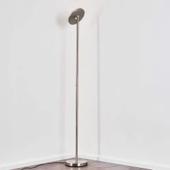 Hofstein Wonsbek Deckenfluter LED Nickel-Matt, 1-flammig -Bürolampen Verkäufe wonsbek deckenfluter h3297315 do1 31