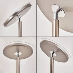 Hofstein Wonsbek Deckenfluter LED Nickel-Matt, 1-flammig -Bürolampen Verkäufe wonsbek deckenfluter h3297315 do1 5