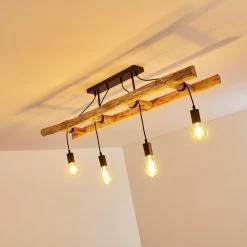 Hofstein Yaak Deckenleuchte Schwarz, Braun, 4-flammig 37 Hofstein Yaak Deckenleuchte Schwarz, Braun, 4-flammig -Bürolampen Verkäufe yaak deckenleuchte h3353219 17