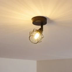 Hofstein Yalmhill Deckenleuchte Schwarz, 1-flammig -Bürolampen Verkäufe yalmhill deckenleuchte h3308615 5