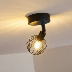 Hofstein Yalmhill Deckenleuchte Schwarz, 1-flammig -Bürolampen Verkäufe yalmhill deckenleuchte h3308615 7