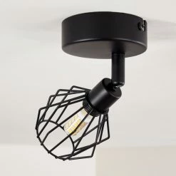 Hofstein Yalmhill Deckenleuchte Schwarz, 1-flammig -Bürolampen Verkäufe yalmhill deckenleuchte h3308615 8