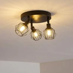 Hofstein Yalmhill Deckenleuchte Schwarz, 3-flammig -Bürolampen Verkäufe yalmhill deckenleuchte h3350867 16