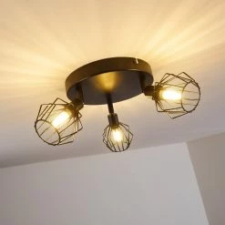 Hofstein Yalmhill Deckenleuchte Schwarz, 3-flammig -Bürolampen Verkäufe yalmhill deckenleuchte h3350867 4