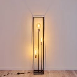 Hofstein Yuhigaoka Stehleuchte Schwarz, Kupferfarben, 3-flammig -Bürolampen Verkäufe yuhigaoka stehleuchte h3358238 17