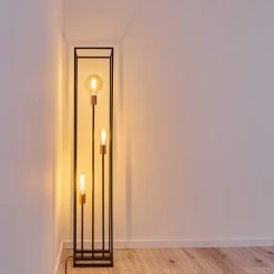 Hofstein Yuhigaoka Stehleuchte Schwarz, Kupferfarben, 3-flammig -Bürolampen Verkäufe yuhigaoka stehleuchte h3358238 4