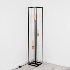 Hofstein Yuhigaoka Stehleuchte Schwarz, Kupferfarben, 3-flammig -Bürolampen Verkäufe yuhigaoka stehleuchte h3358238 9