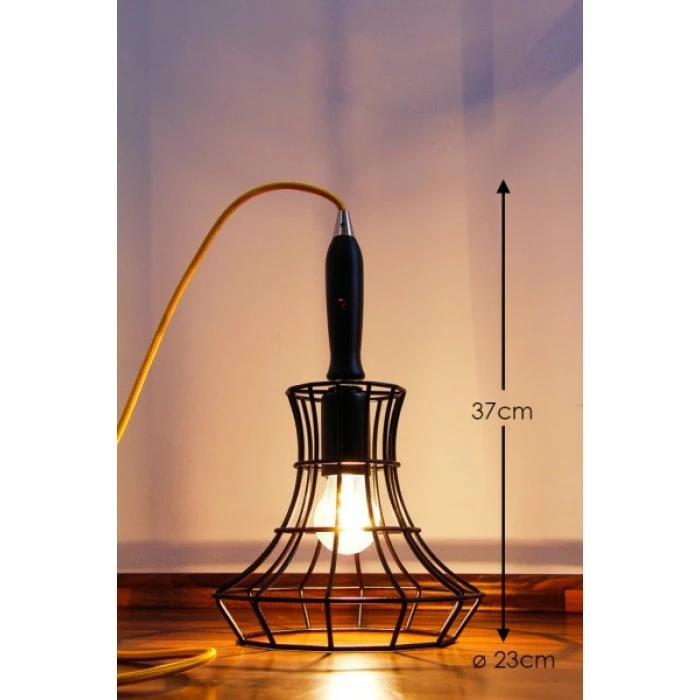 Zava Luce Bodenleuchte Lady Cage Schwarz, 1-flammig 2 Zava Luce Bodenleuchte Lady Cage Schwarz, 1-flammig – Bild 2
