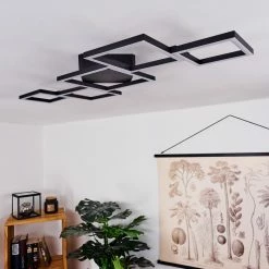 Hofstein Zocca Deckenleuchte LED Schwarz, 1-flammig -Bürolampen Verkäufe zocca deckenleuchte h3438619 9