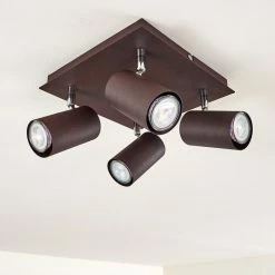 Hofstein Zuoz Deckenleuchte Chrom, Rostfarben, 4-flammig 36 Hofstein Zuoz Deckenleuchte Chrom, Rostfarben, 4-flammig -Bürolampen Verkäufe zuoz deckenleuchte h3341438 do1 13