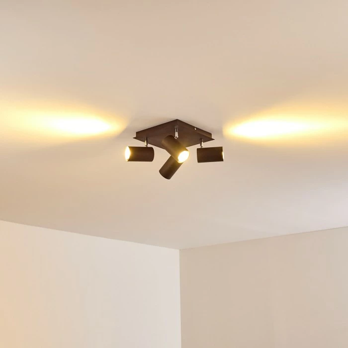 Hofstein Zuoz Deckenleuchte Chrom, Rostfarben, 4-flammig 18 Hofstein Zuoz Deckenleuchte Chrom, Rostfarben, 4-flammig – Bild 18