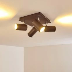 Hofstein Zuoz Deckenleuchte Chrom, Rostfarben, 4-flammig 43 Hofstein Zuoz Deckenleuchte Chrom, Rostfarben, 4-flammig -Bürolampen Verkäufe zuoz deckenleuchte h3341438 do1 20