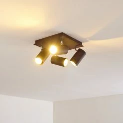 Hofstein Zuoz Deckenleuchte Chrom, Rostfarben, 4-flammig 44 Hofstein Zuoz Deckenleuchte Chrom, Rostfarben, 4-flammig -Bürolampen Verkäufe zuoz deckenleuchte h3341438 do1 21