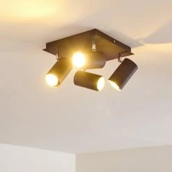 Hofstein Zuoz Deckenleuchte Chrom, Rostfarben, 4-flammig 26 Hofstein Zuoz Deckenleuchte Chrom, Rostfarben, 4-flammig -Bürolampen Verkäufe zuoz deckenleuchte h3341438 do1 3