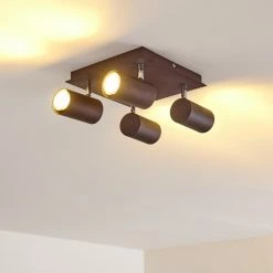 Hofstein Zuoz Deckenleuchte Chrom, Rostfarben, 4-flammig 29 Hofstein Zuoz Deckenleuchte Chrom, Rostfarben, 4-flammig -Bürolampen Verkäufe zuoz deckenleuchte h3341438 do1 6