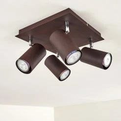 Hofstein Zuoz Deckenleuchte Chrom, Rostfarben, 4-flammig 31 Hofstein Zuoz Deckenleuchte Chrom, Rostfarben, 4-flammig -Bürolampen Verkäufe zuoz deckenleuchte h3341438 do1 8