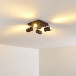 Hofstein Zuoz Deckenleuchte Chrom, Rostfarben, 4-flammig 32 Hofstein Zuoz Deckenleuchte Chrom, Rostfarben, 4-flammig -Bürolampen Verkäufe zuoz deckenleuchte h3341438 do1 9