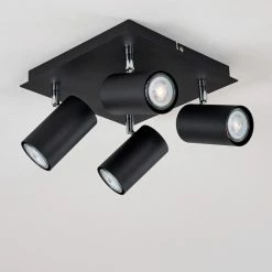 Hofstein Zuoz Deckenleuchte Chrom, Schwarz, 4-flammig 34 Hofstein Zuoz Deckenleuchte Chrom, Schwarz, 4-flammig -Bürolampen Verkäufe zuoz deckenleuchte h3341452 do1 15