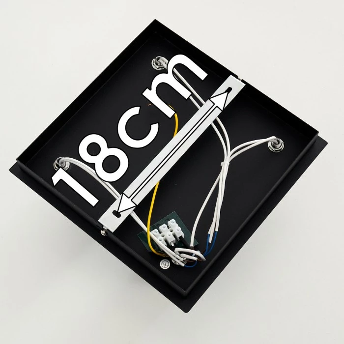 Hofstein Zuoz Deckenleuchte Chrom, Schwarz, 4-flammig 19 Hofstein Zuoz Deckenleuchte Chrom, Schwarz, 4-flammig – Bild 19