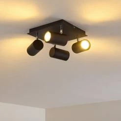 Hofstein Zuoz Deckenleuchte Chrom, Schwarz, 4-flammig 21 Hofstein Zuoz Deckenleuchte Chrom, Schwarz, 4-flammig -Bürolampen Verkäufe zuoz deckenleuchte h3341452 do1 2