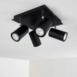 Hofstein Zuoz Deckenleuchte Chrom, Schwarz, 4-flammig 23 Hofstein Zuoz Deckenleuchte Chrom, Schwarz, 4-flammig -Bürolampen Verkäufe zuoz deckenleuchte h3341452 do1 4