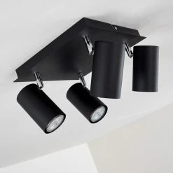 Hofstein Zuoz Deckenleuchte Chrom, Schwarz, 4-flammig 24 Hofstein Zuoz Deckenleuchte Chrom, Schwarz, 4-flammig -Bürolampen Verkäufe zuoz deckenleuchte h3341452 do1 5