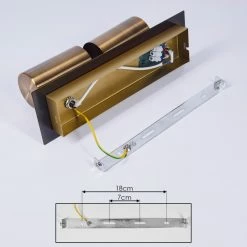 Hofstein Zuoz Deckenleuchte Altmessing, 2-flammig -Bürolampen Verkäufe zuoz deckenleuchte h3434697 4