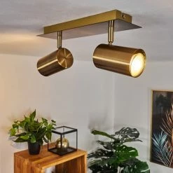 Hofstein Zuoz Deckenleuchte Altmessing, 2-flammig -Bürolampen Verkäufe zuoz deckenleuchte h3434697 6