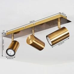 Hofstein Zuoz Deckenleuchte Altmessing, 3-flammig 13 Hofstein Zuoz Deckenleuchte Altmessing, 3-flammig -Bürolampen Verkäufe zuoz deckenleuchte h3434703 3