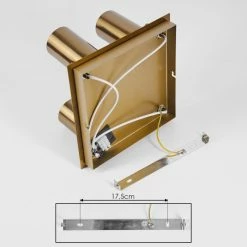 Hofstein Zuoz Deckenleuchte Altmessing, 4-flammig -Bürolampen Verkäufe zuoz deckenleuchte h3434727 4