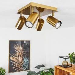 Hofstein Zuoz Deckenleuchte Altmessing, 4-flammig -Bürolampen Verkäufe zuoz deckenleuchte h3434727 9